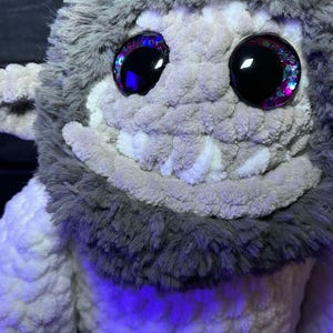 Handmade Jumbo Crochet Yeti, Crochet Abominable Snowman, Plush Creature, Stuffed Yeti Toy, Gift for Kids