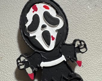 Ghostface Car Freshie: Scented Air Freshener