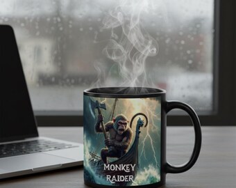 Monkey Raider Mug, 11oz