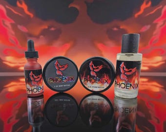 Productos Phoenix Menscraft - Huele a: colonia cítrica intensa - aceite para barba/colonia/manteca corporal/jabón