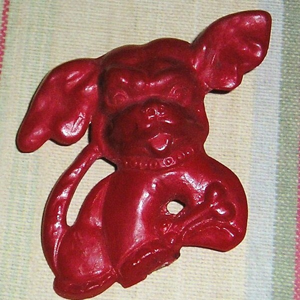 Vintage Celluloid Puppy Dog Pin
