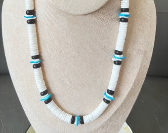 Philippines Mens and Womens Tropical Summer Beach Surfer Necklace Smooth White Puka Shell Necklace - 8mm (5/16&quot;) - 7&quot; to 30&quot;