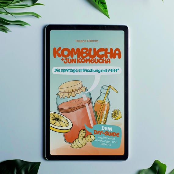 KOMBUCHA Scoby Pilz | ebook deutsch | DIY GUIDE | Buch mit Anleitungen  ,Rezepte und Inspirarionen - Etsy.de