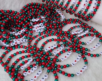 Bulk Beaded Friendship Bracelets, Fundraising & Awareness Bracelets, Personalized Event Favors