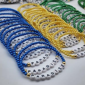 Kundenspezifisches Perlenarmband: Armbänder für Großbestellungen, Marketinggeschenke, Großhandelsperlenarmbänder