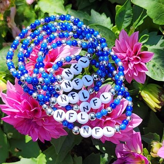 Braccialetto Cheerleader Con Ciondoli E Perline Di Strass, Regolabile 17,5-30,5 Cm, Con Biglietto Di Incoraggiamento, Rosa, Per Squadre E Sostenitori