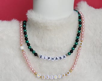 Wicked Party Favor: Personalized Pearl Bead Necklace