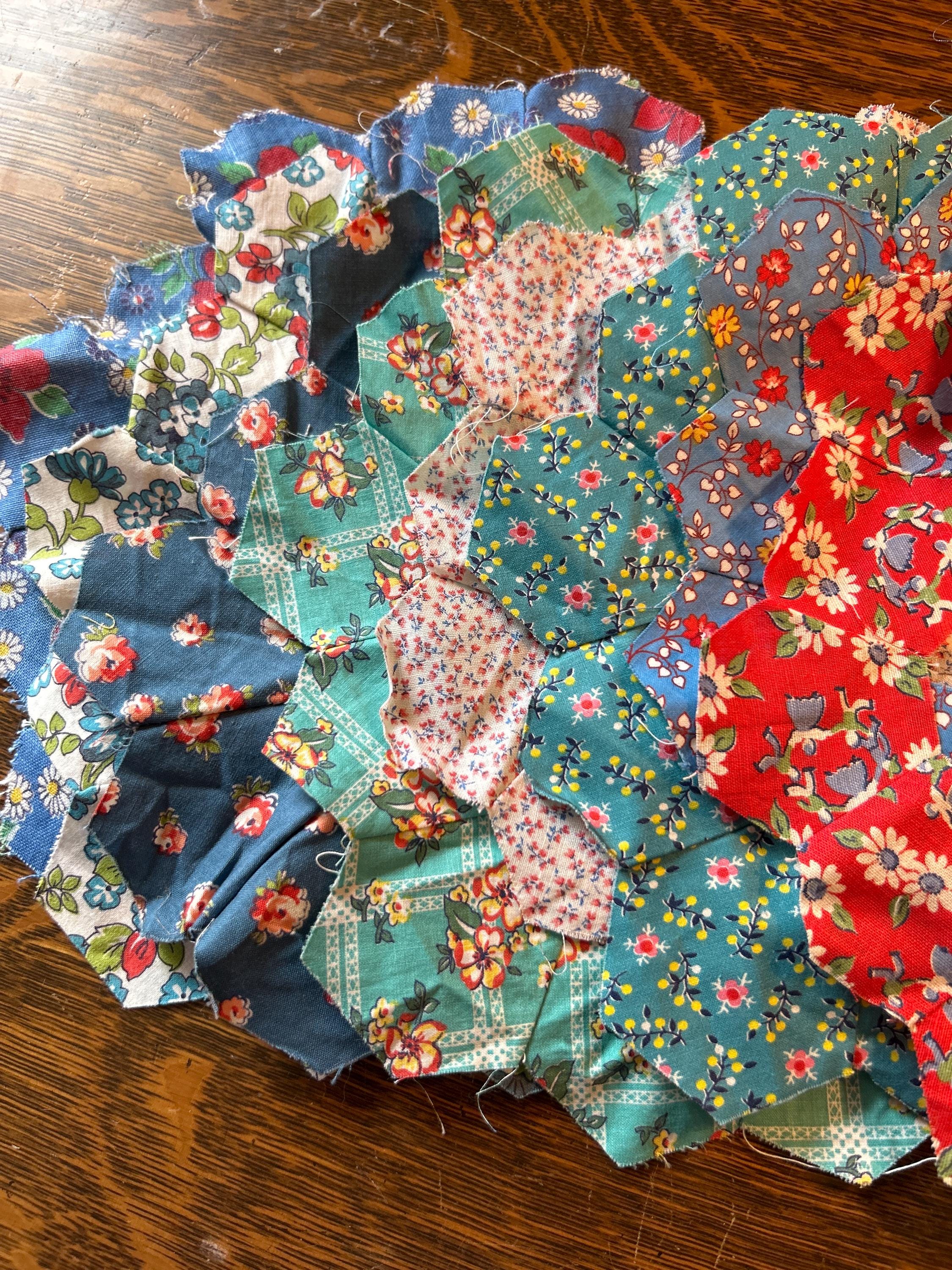 Antique quilt grandmothers flower garden - Etsy 日本 Antique quilt grandmothers flower garden - Etsy 日本
