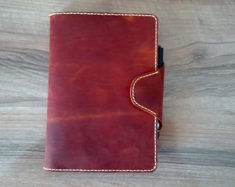 DIY Leather A5 Notebook Cover Pattern (PDF)