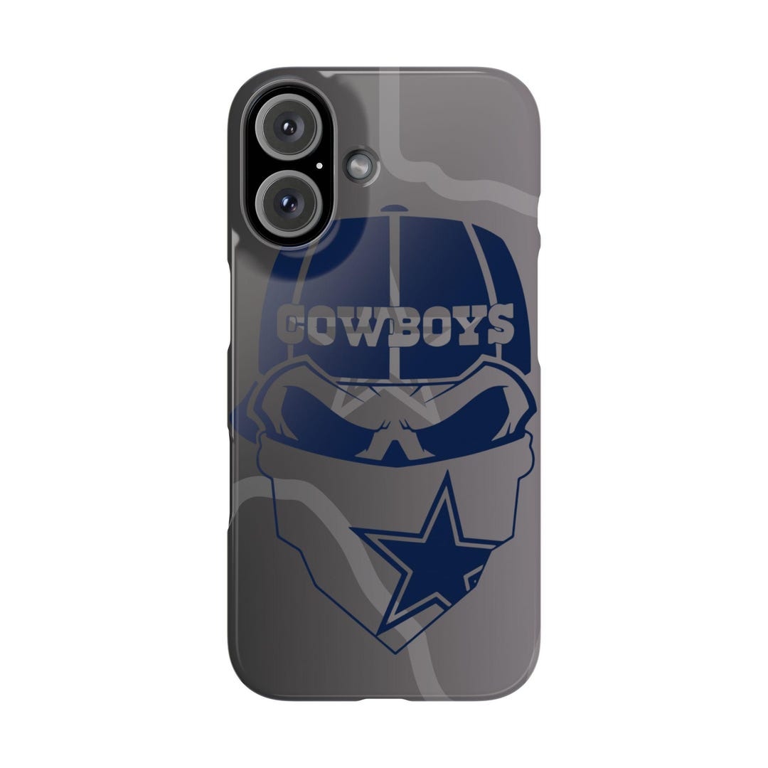 Dallas Cowboys Phone Case, Texas Map Design, Slim iPhone Cover, Dallas