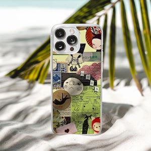 Yoshitomo Nara Miffy Japan Collage Clear Phone Case