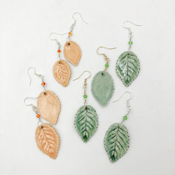 Ceramic Earrings Etsy