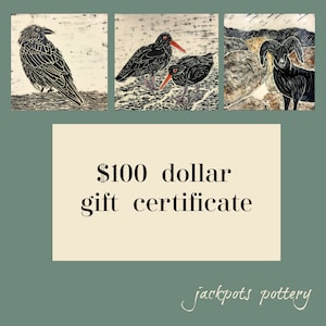 100 Dollar Pottery Cadeaubon, een perfect cadeau als je niet weet wat te kopen - of gewoon opraken van de tijd