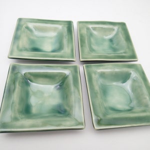 Prep bowl to organize your cooking tasks, Ceramic Dipping Bowl in Green for sushi or oil & vinegar for yummy, crusty bread. Or rings