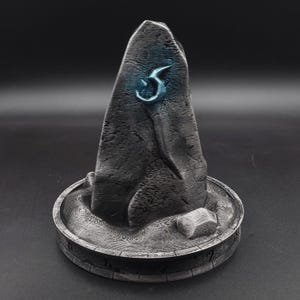 Summoning Stone: Pewter Finish, Turquoise Emblem