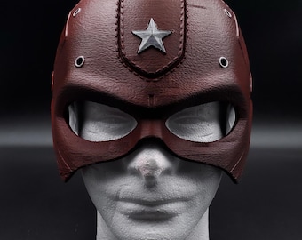 Airbrushed Red Guardian Cosplay Helmet / Mask