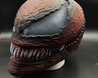 Airbrushed Symbiote Cosplay Mask / Helmet