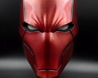 Airbrushed Red Hood Magnetic Cosplay Mask / Helmet Custom Sizes