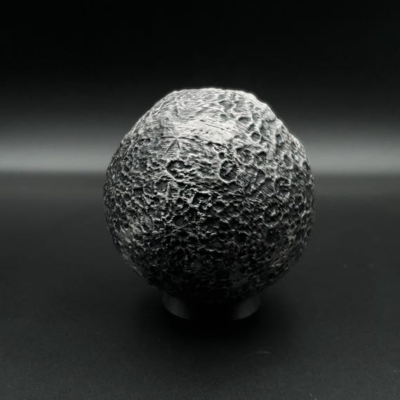 64 Moon With Base (5 Inch Diameter) - Etsy