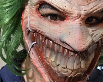 Airbrushed "Faceless" Joker Cosplay Mask