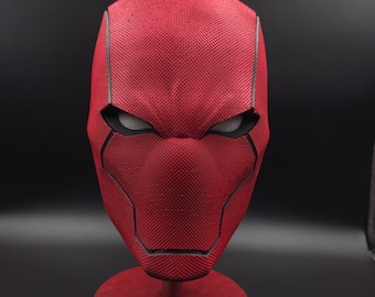 Airbrushed Red Hood Magnetic Cosplay Mask / Helmet Custom Sizes