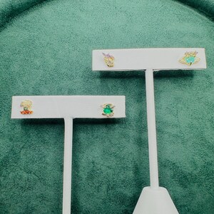 Pendientes con temática de emoción de adentro hacia afuera, pendientes dorados de alegría y tristeza, regalo para su cumpleaños, Navidad, San Valentín, Día de la Madre, novia, esposa, mamá