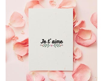 Digital Valentine's Day card, printable Valentine's Day card, love card, Valentine's Day card, simple card, printable, I love you print