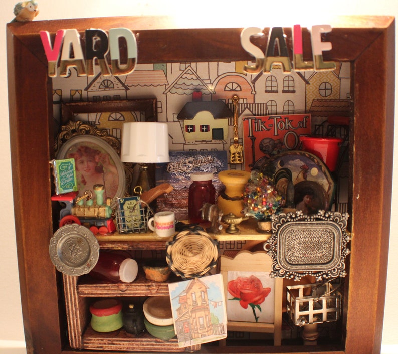 Handmade Miniature Garage Sale/miniature Dollhouse/decorative Etsy