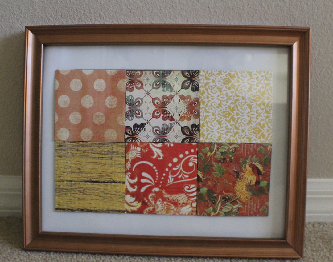 Tile Art Wall Hanging/framed Artwork for Walls/3d Art Handcrafted/large