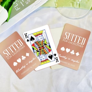 Custom Playing Cards, Custom Wedding Guest Book Playing Cards, Wedding Guest Book Alternative,Blank Playing Cards,Wedding Favors