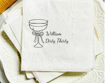Custom Wedding Napkins, Custom Birthday Napkins,Custom Cocktail Napkins, Wedding,Birthday Party Napkins,Party, Bachelorette, Bridal Shower