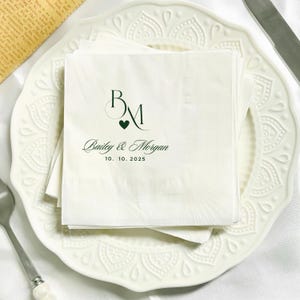 Wedding Gift, Custom Wedding Napkins, Custom Napkins,Wedding Cocktail Napkins, Monogram Cocktail Napkins,Wedding Table Decor, Birthday Party