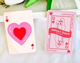 Personalisiertes Gästebuch Spielkarten, Hochzeitsgästebuch Alternative, personalisiertes Gästebuch, personalisierte Hochzeitsspielkarten, Hochzeitsgeschenk