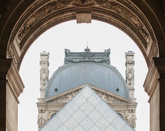 Paris Photography, Louvre Photograph, Paris Decor, Paris Wall Art, Paris Theme, Travel Photography, Louvre, French Theme, French Decor