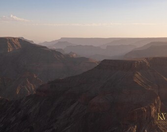 Namibia Photo, Africa Print, Fish River Canyon Wall Art, Landscape Art