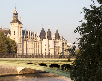 Paris Photo, Paris Photograph, Paris Print, Paris Theme, Paris Decor, Paris Wall Art, Paris, Paris Bridge Photo, Conciergerie Print, Seine