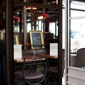 Cafe Photo - Paris Cafe - Sidewalk Cafe Photo - Le Luxembourg - photograph by Karissa Van Tassel