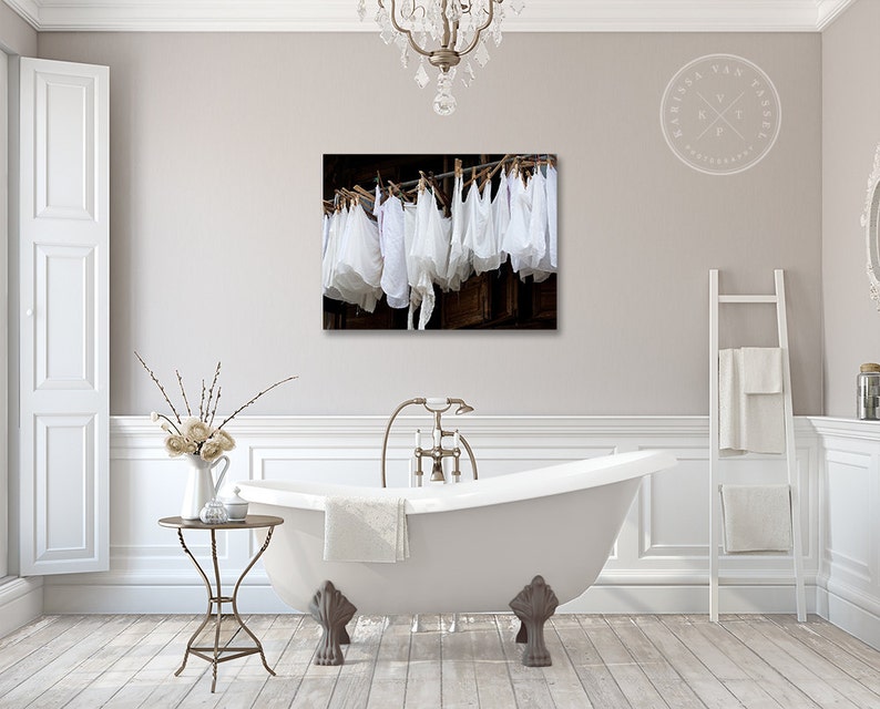 Laundry Wall Art China Photograph White Linen Clothespins Wanderlust Linen Travel Photography White Linens Wall Art China Photo