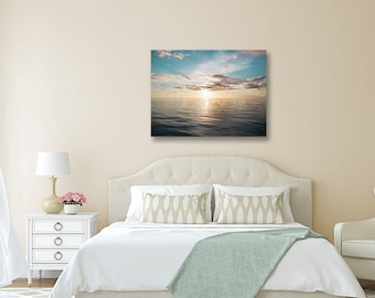 Canvas, Ocean Photography, Ocean Sunset Photo, Key West Photo, Florida, Sailing Photo, Nautical Theme, Beach House Decor, Ocean Theme