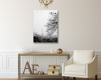 Canvas, Paris Photo, Paris Photography, Love Birds, Paris Wall Art, Paris Decor, Eiffel Tower Print, Gift for Girlfriend, Eiffel Tower Photo