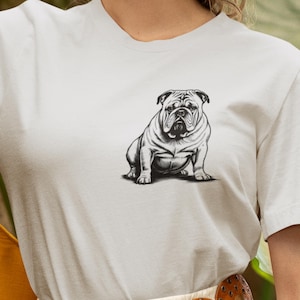 English Bulldog T Shirt, Dog Lover Gift, English Bulldog Gift, Bulldog Lover, English Bulldog Mom, Pet Owner Gift