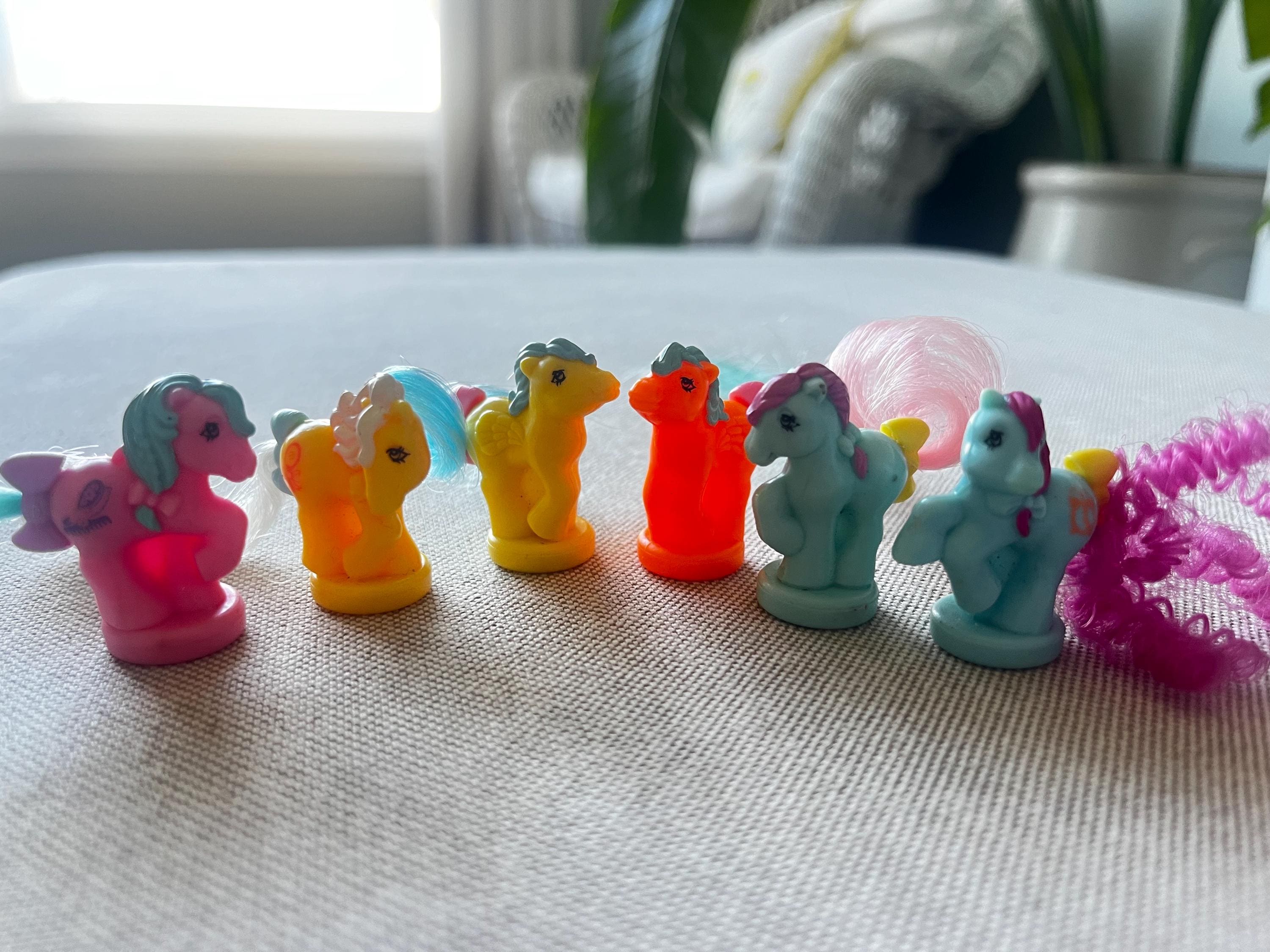 Vintage G1 My Little Pony Petite Ponies Mini fMLP lot toys