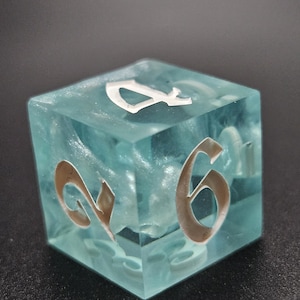 Handgefertigte Würfelset: Sharp Edge Polyedrischen DnD Würfel
