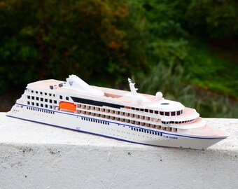 Disney Wish Treasure Destiny Class Cruise Ship 10 Inch 3D Printed