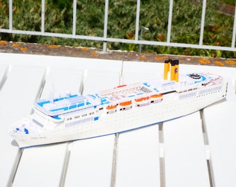 Disney Wish Treasure Destiny Class Cruise Ship 10 Inch 3D Printed