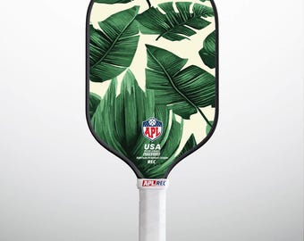 APL Tropic Oasis Pickleball Paddel | USAPA-zertifizierte T700-Kohlefaseroberfläche für Power, Spin und Kontrolle, leichter Pickleballschläger