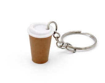 Mini Coffee Cup Keychain