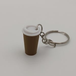 Mini Coffee Cup Keychain