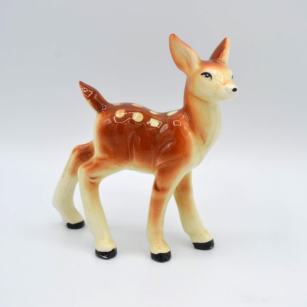 Vintage Porcelain Deer Fawn - Made in Japan 4"