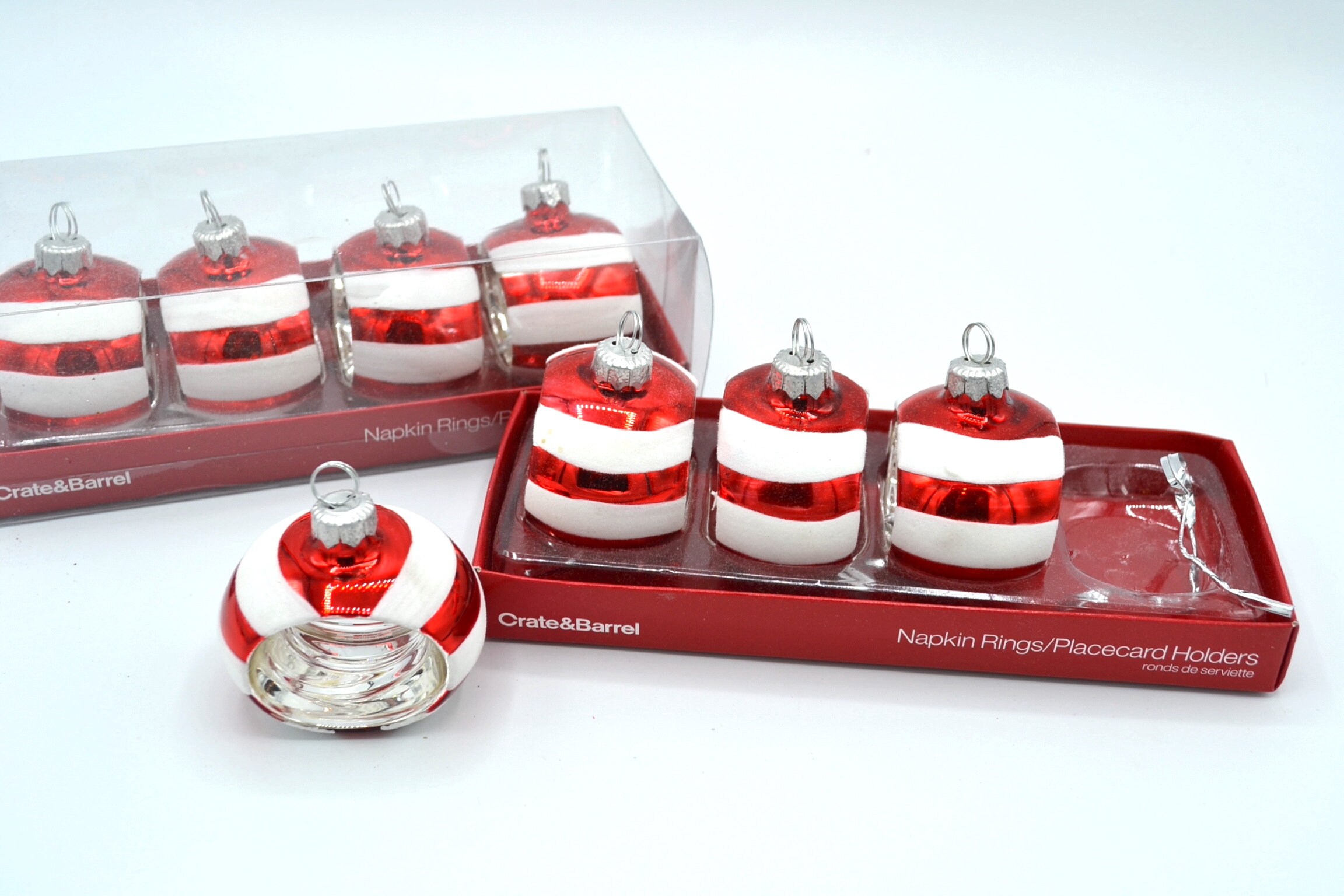 Crate and barrel christmas napkin rings sale